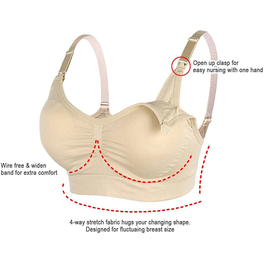 Wirefree Maternity Nursing Bra