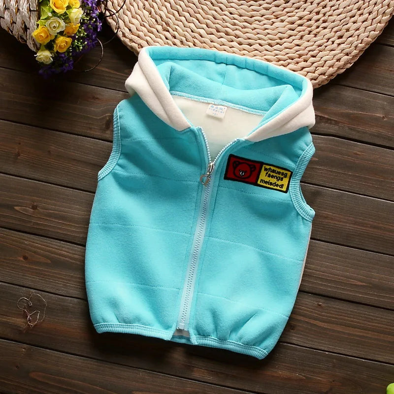 Baby Fleece Hooded Outfit Set