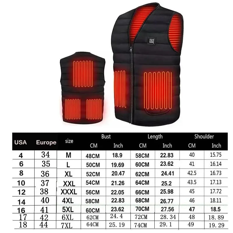 Men's Heated Cotton Vest