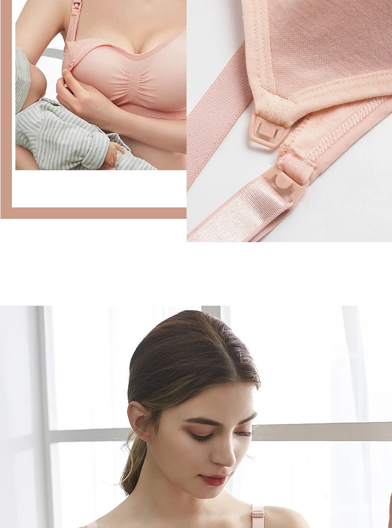 Plus Size Seamless Nursing Bra