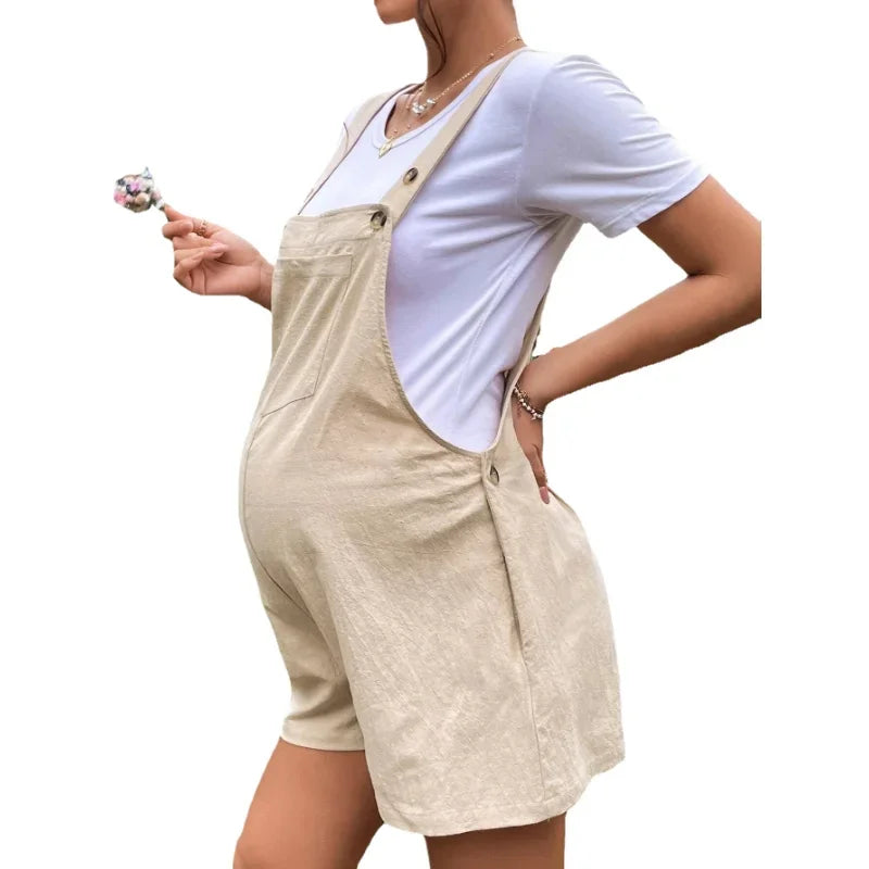 Maternity Cotton Jumpsuit