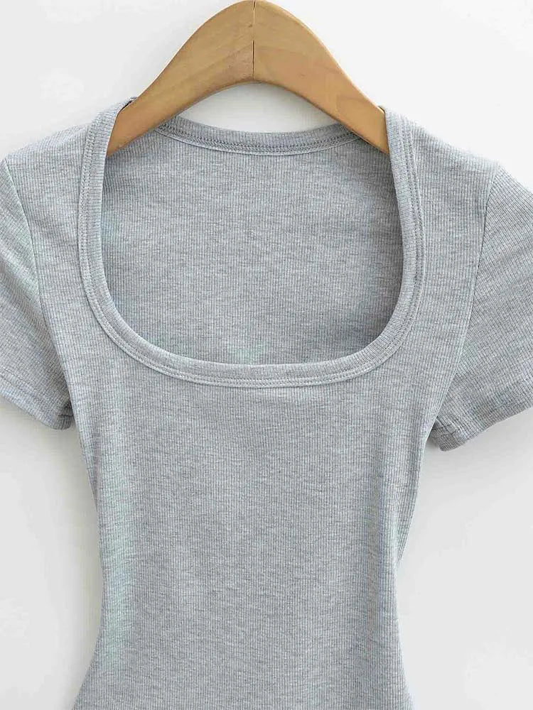 Women's Square Neck Crop Top