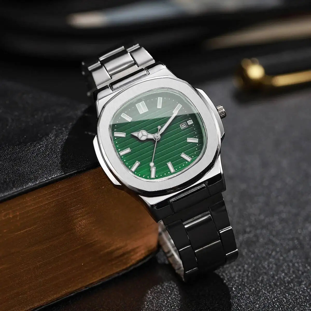 Men's Luxury Square Dial Quartz Watch