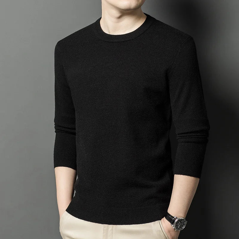 Men's Diamond Pattern Knit Sweater