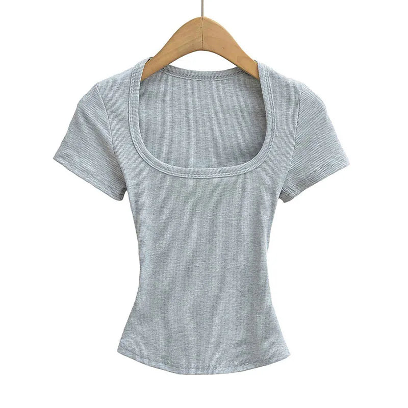 Women's Square Neck Crop Top