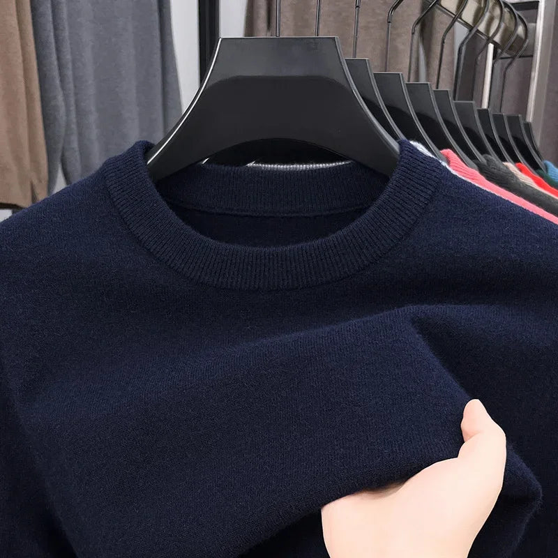 Men's Diamond Pattern Knit Sweater