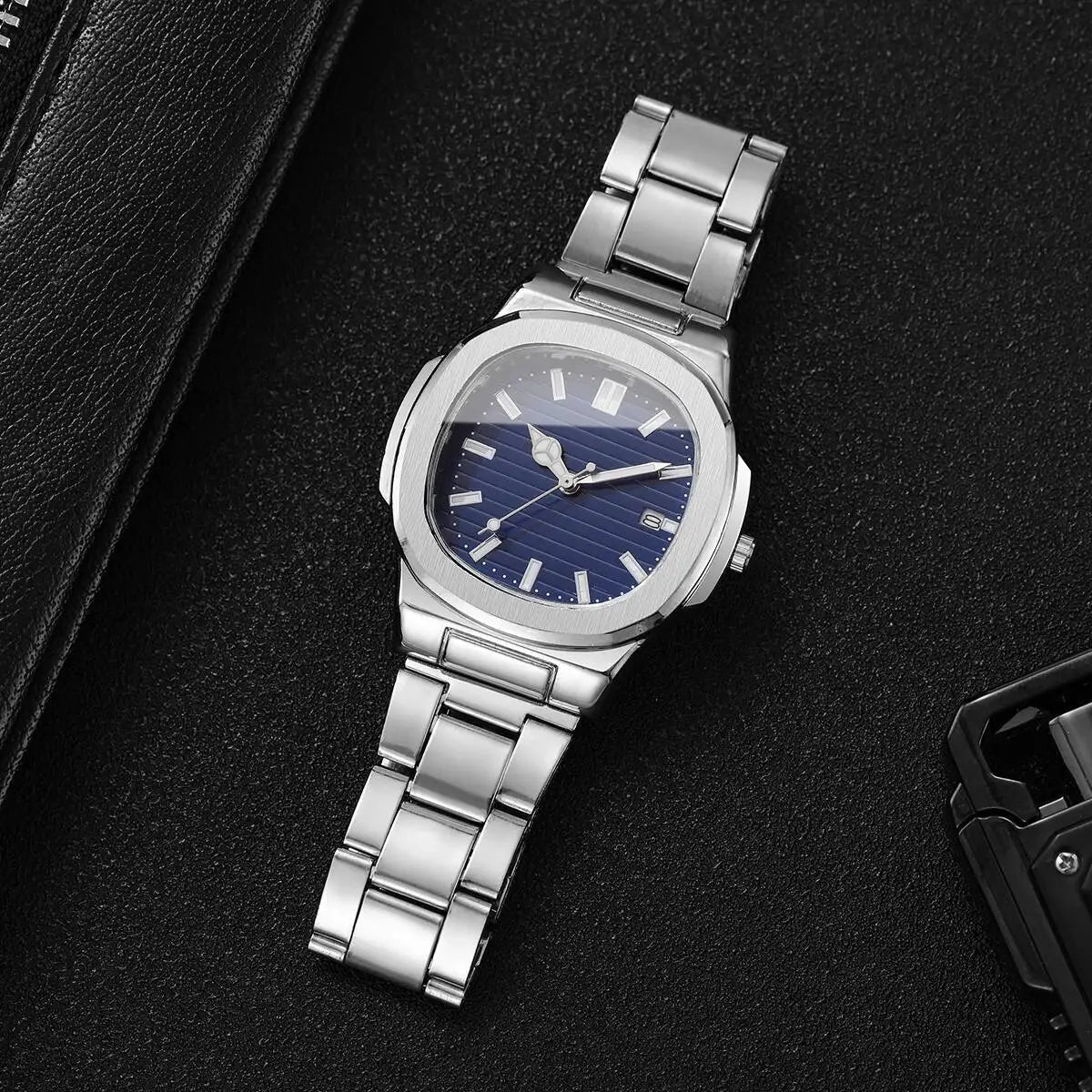 Men's Luxury Square Dial Quartz Watch