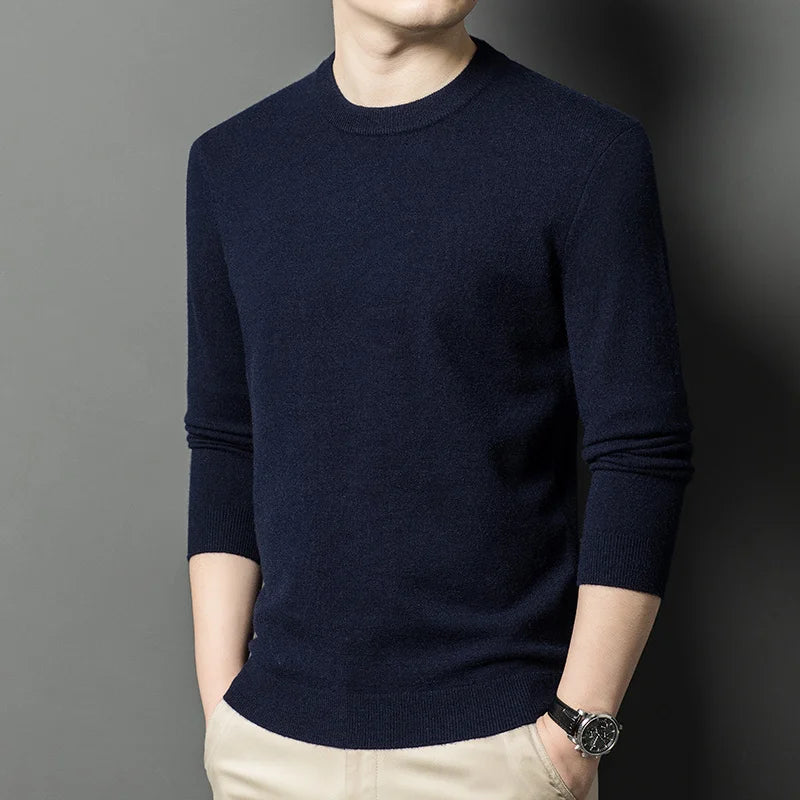 Men's Diamond Pattern Knit Sweater