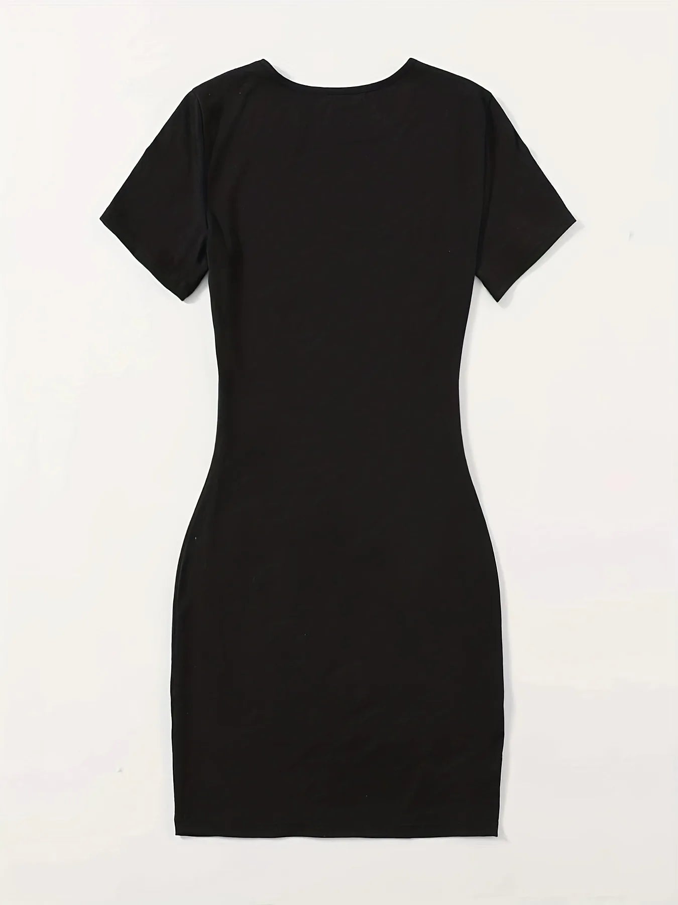 Women's Printed T-Shirt Mini Dress – Slim Fit