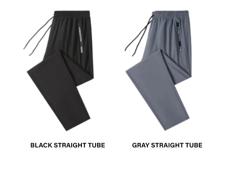 Men's Ice Silk Wide Leg Pants
