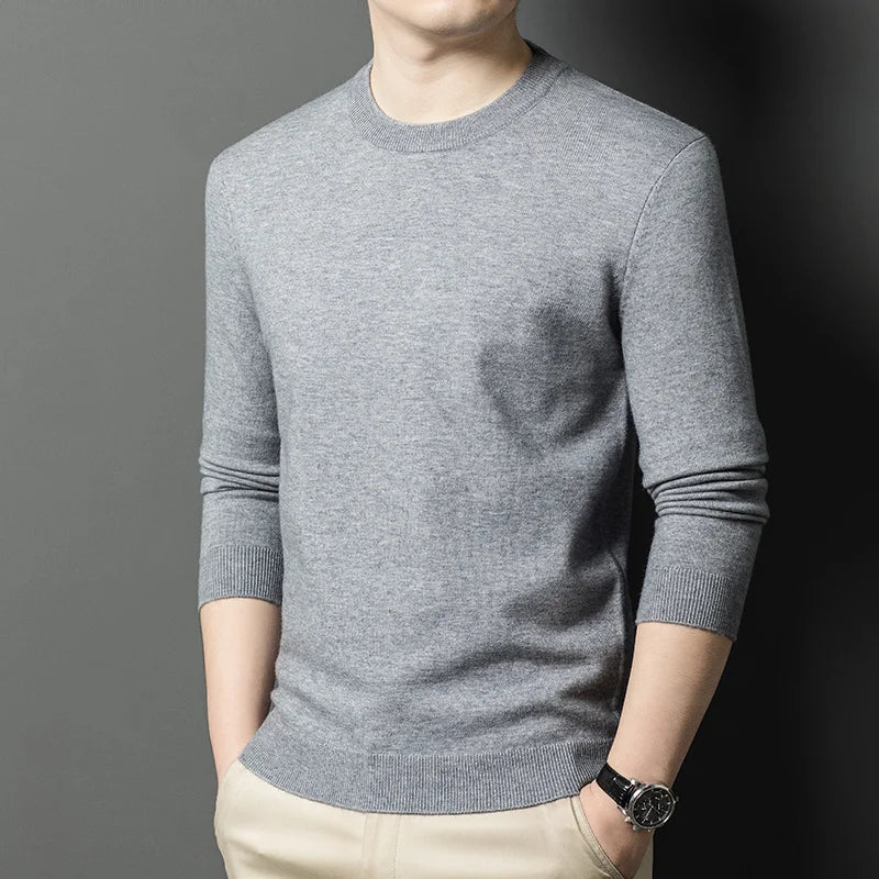 Men's Diamond Pattern Knit Sweater