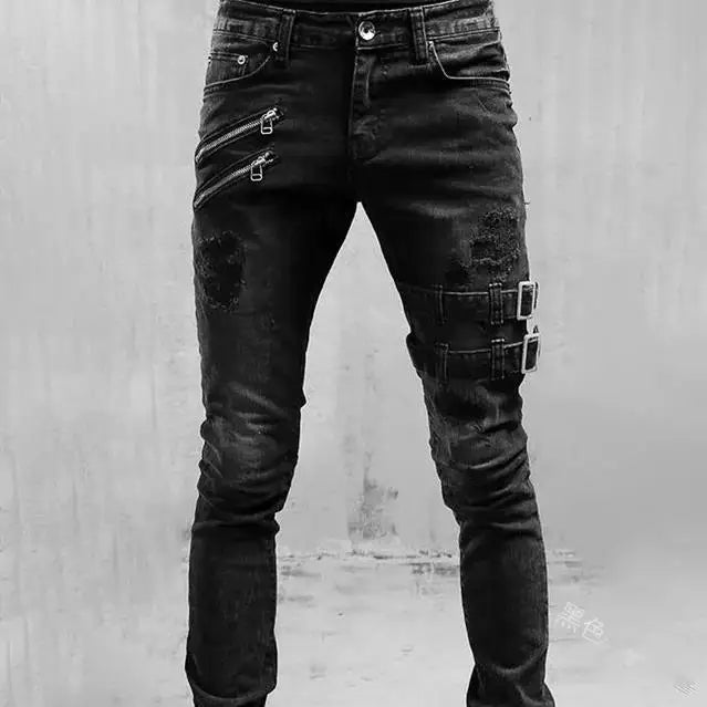 Men's Ripped Skinny Jeans