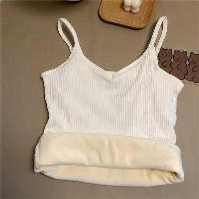 Women's Thermal Velvet Sleeveless Top