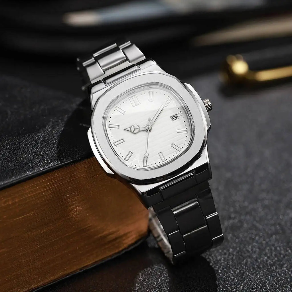 Men's Luxury Square Dial Quartz Watch