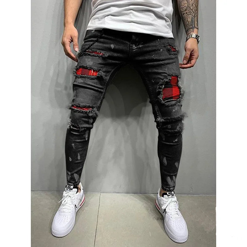 Men's Ripped Skinny Jeans