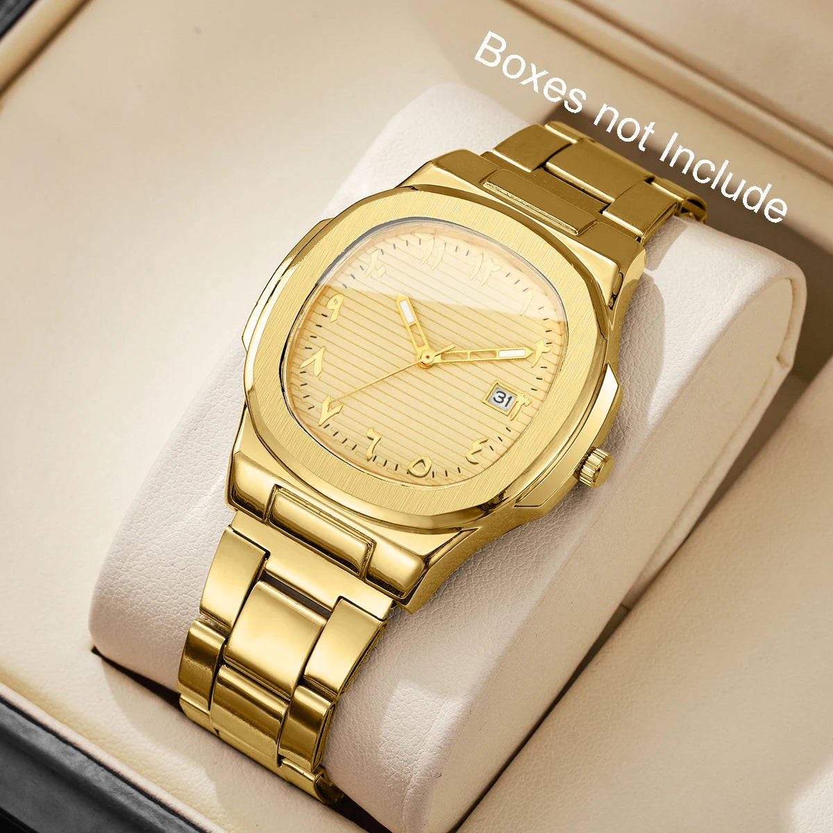 Men's Luxury Square Dial Quartz Watch