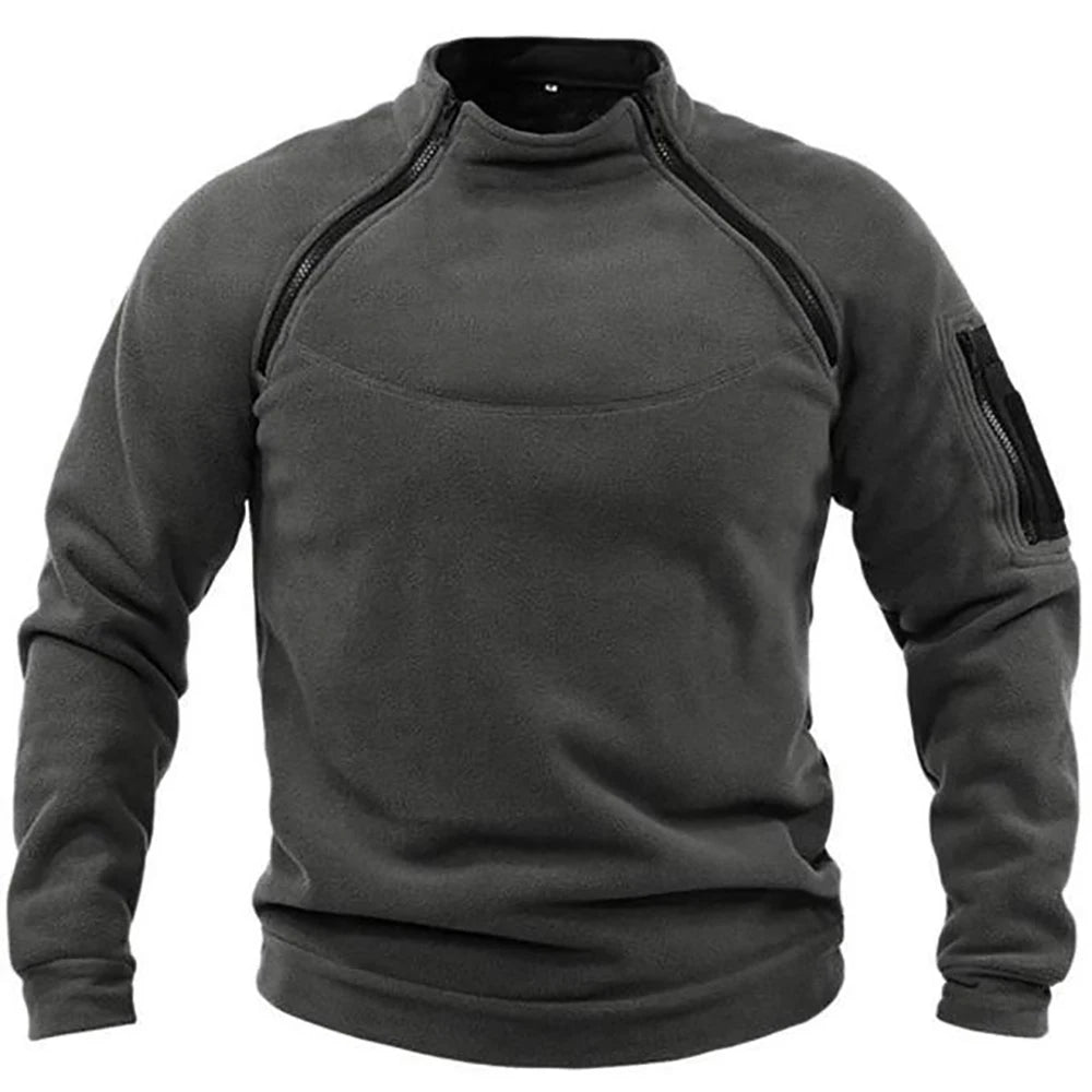 Men's Tactical Fleece Pullover Hoodie