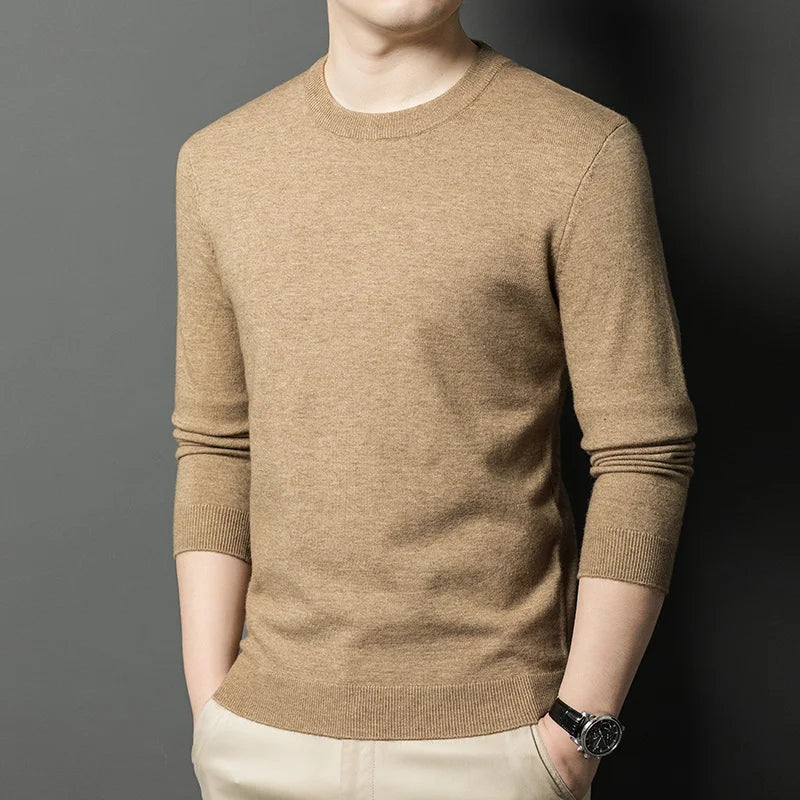 Men's Diamond Pattern Knit Sweater
