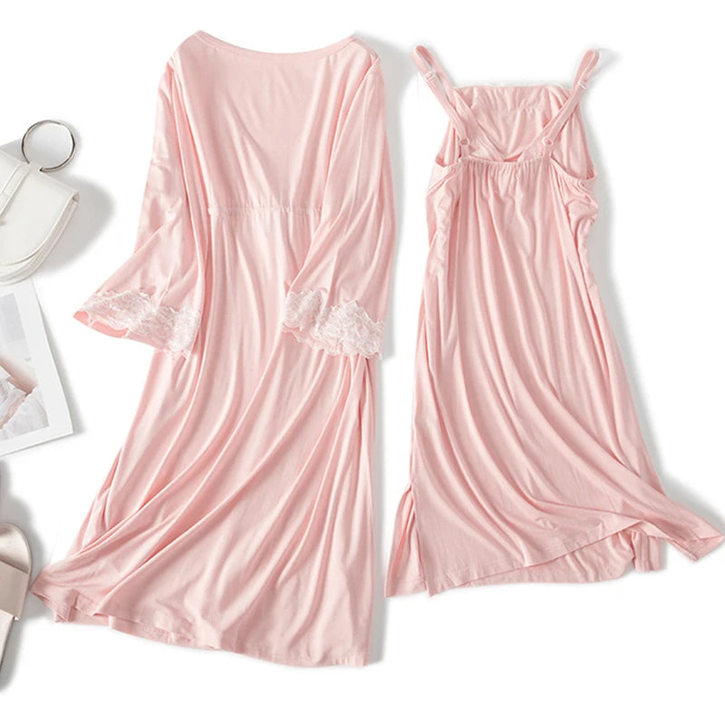 Maternity Hospital Robe & Nursing Nightgown