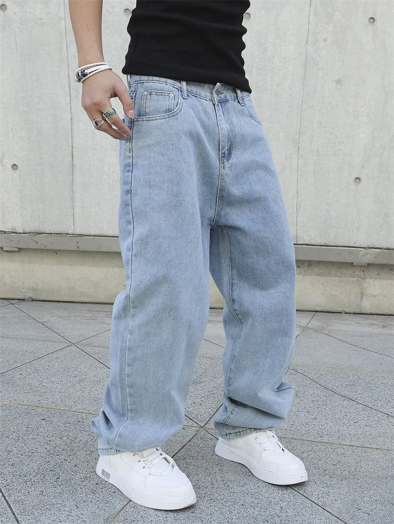 Men's Baggy Wide Leg Jeans