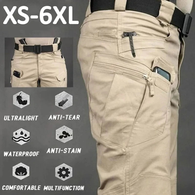 Men's Waterproof Tactical Cargo Pants