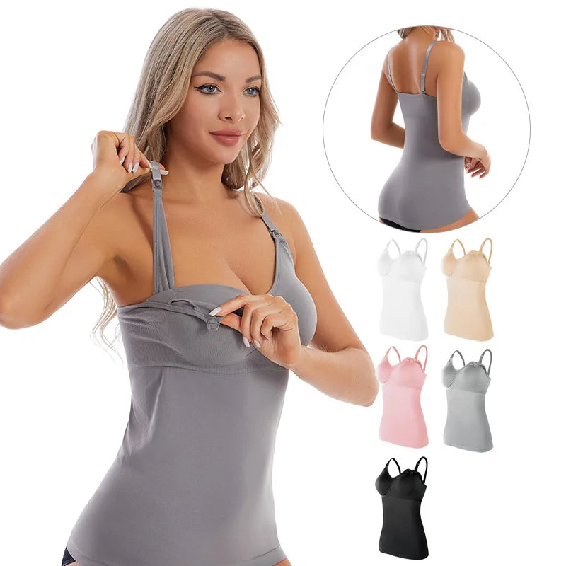 Women's Sleeveless Nursing Tank Top