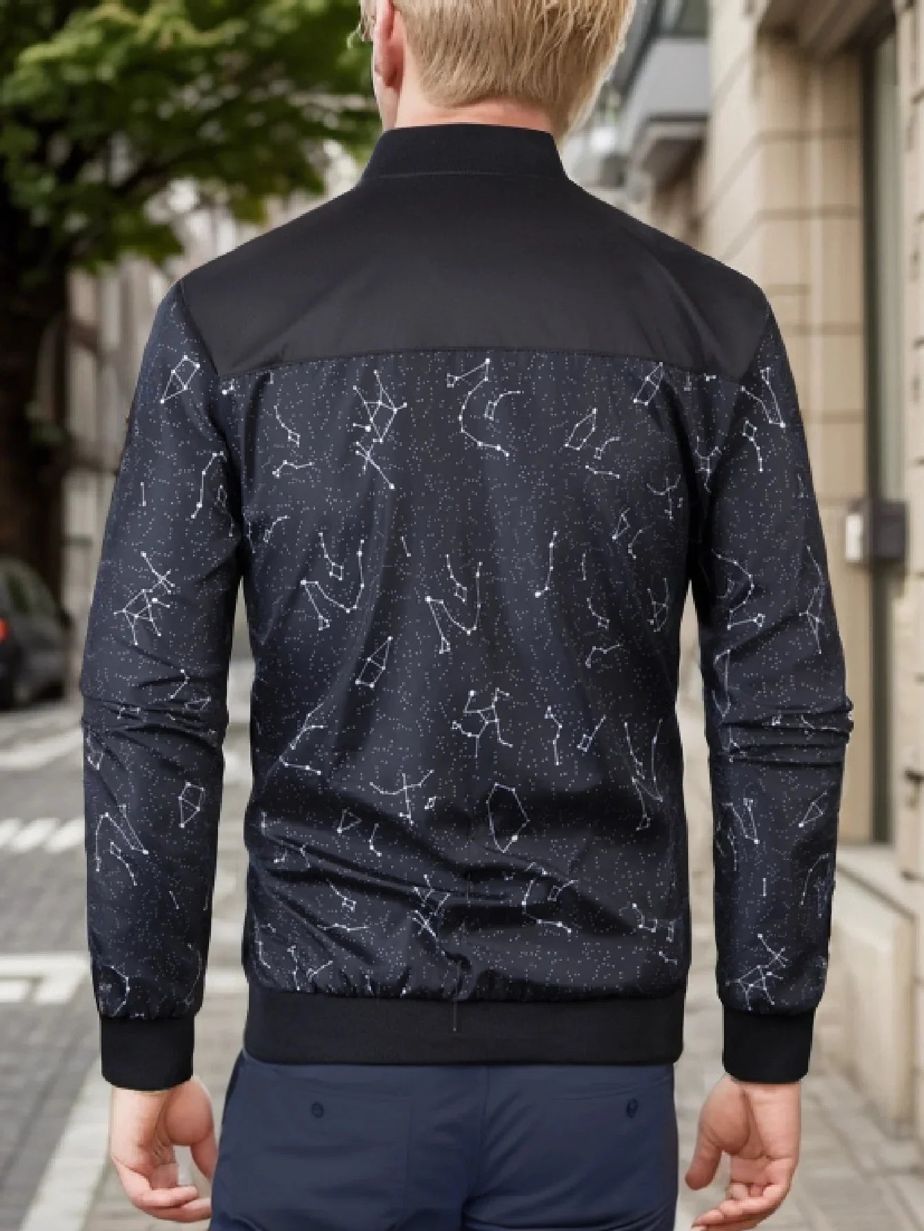 Men's Casual Baseball Collar Jacket