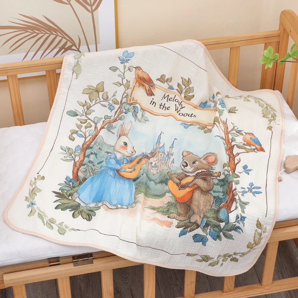 Soft Cotton Baby Bath Towel & Blanket