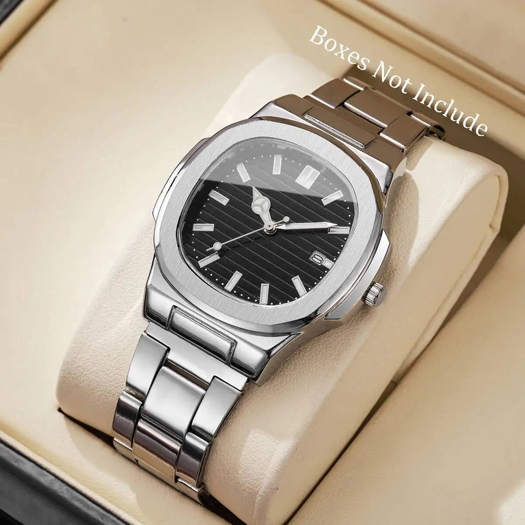 Men's Luxury Square Dial Quartz Watch