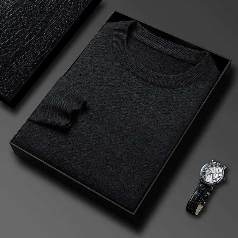 Men's Diamond Pattern Knit Sweater
