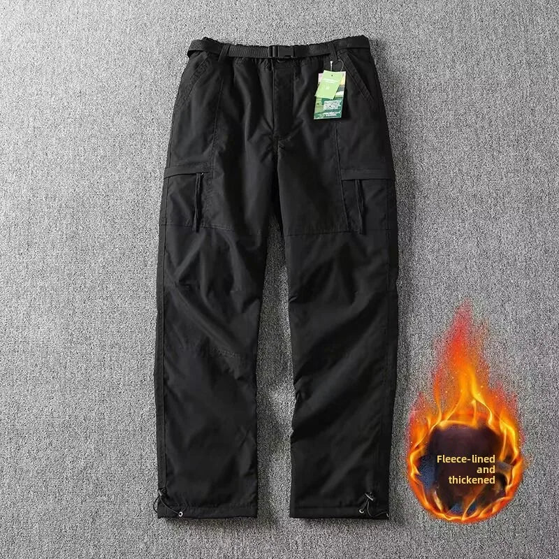 Men's Fleece-Lined Waterproof Work Pants