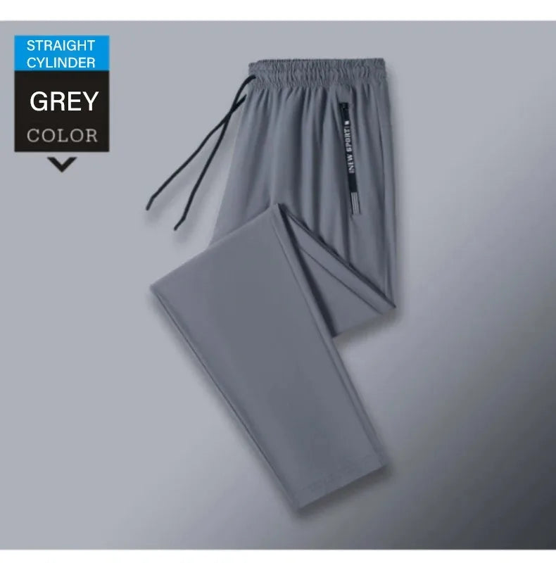 Men's Ice Silk Wide Leg Pants