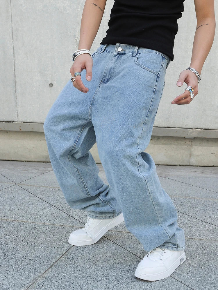 Men's Baggy Wide Leg Jeans