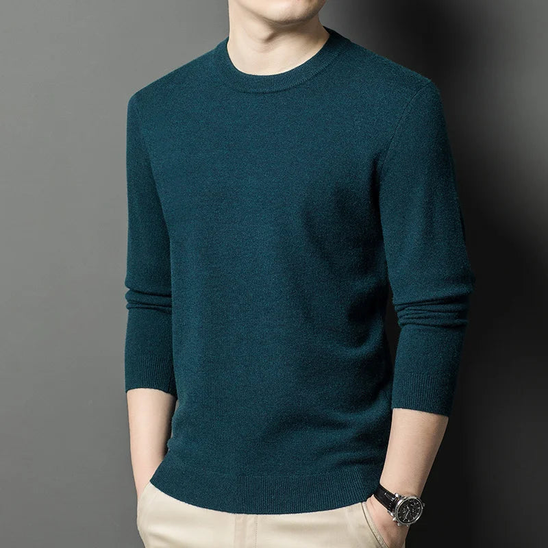 Men's Diamond Pattern Knit Sweater