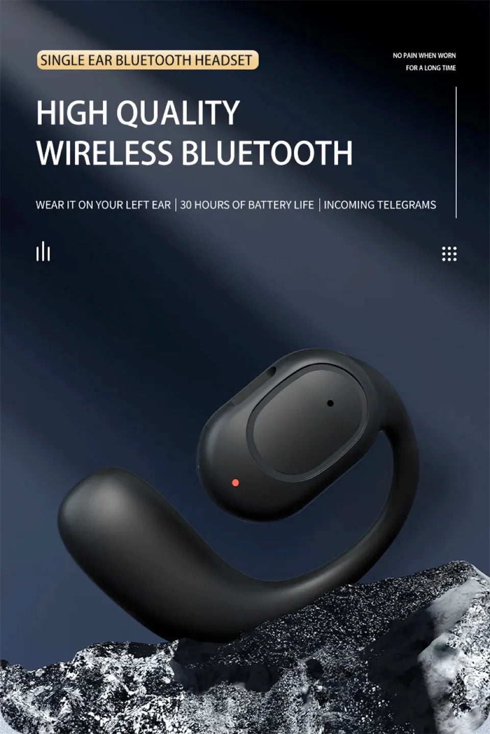 Bone Conduction Bluetooth Headphones