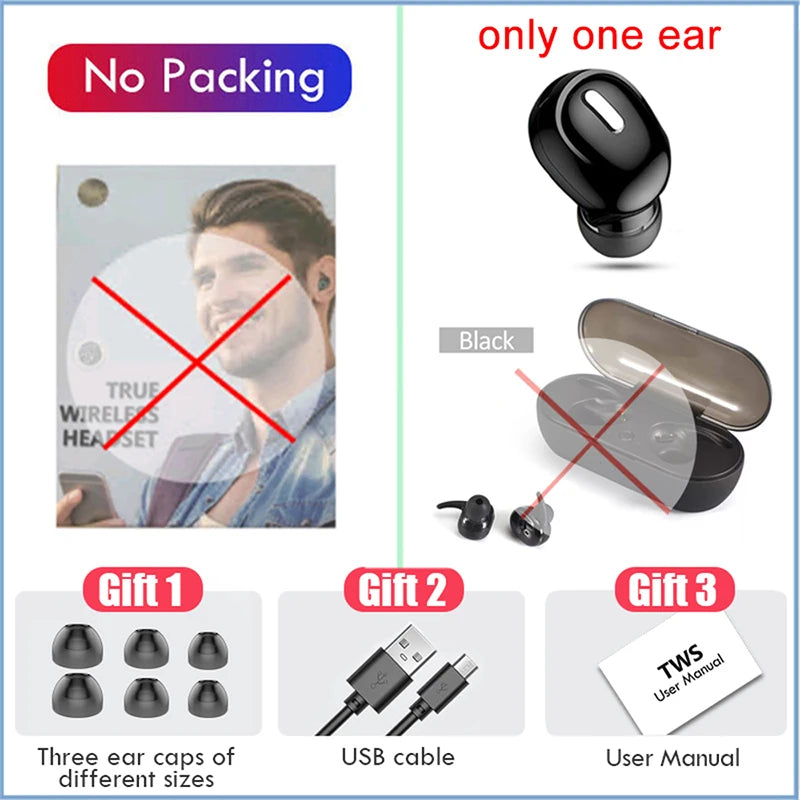 Bluetooth 5.0 TWS Wireless Earbuds