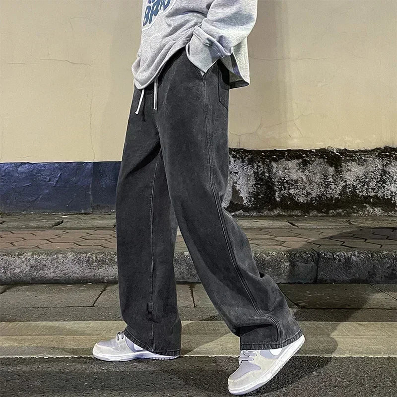 Men's Loose Straight Leg Jeans