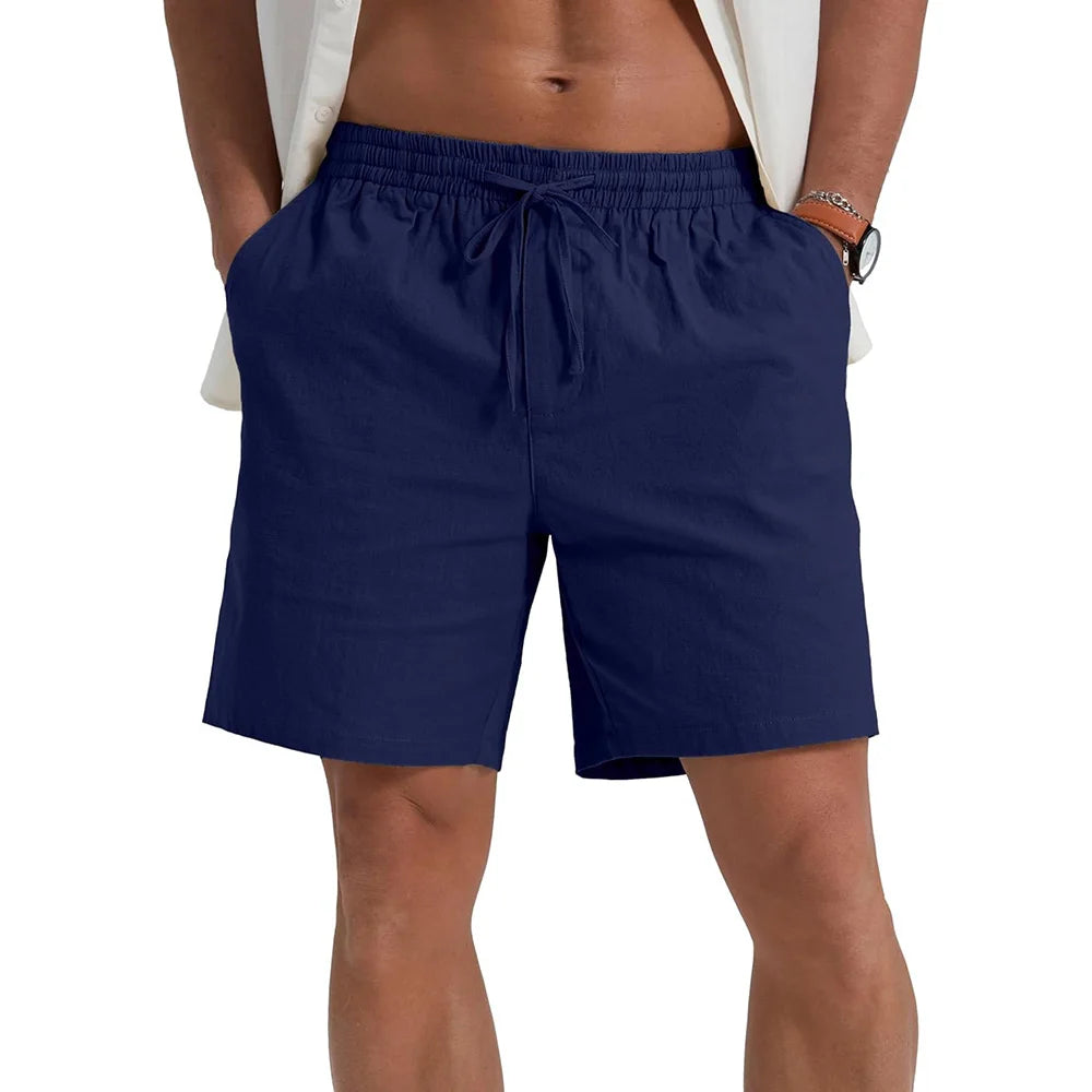 Men's Lightweight Linen Shorts