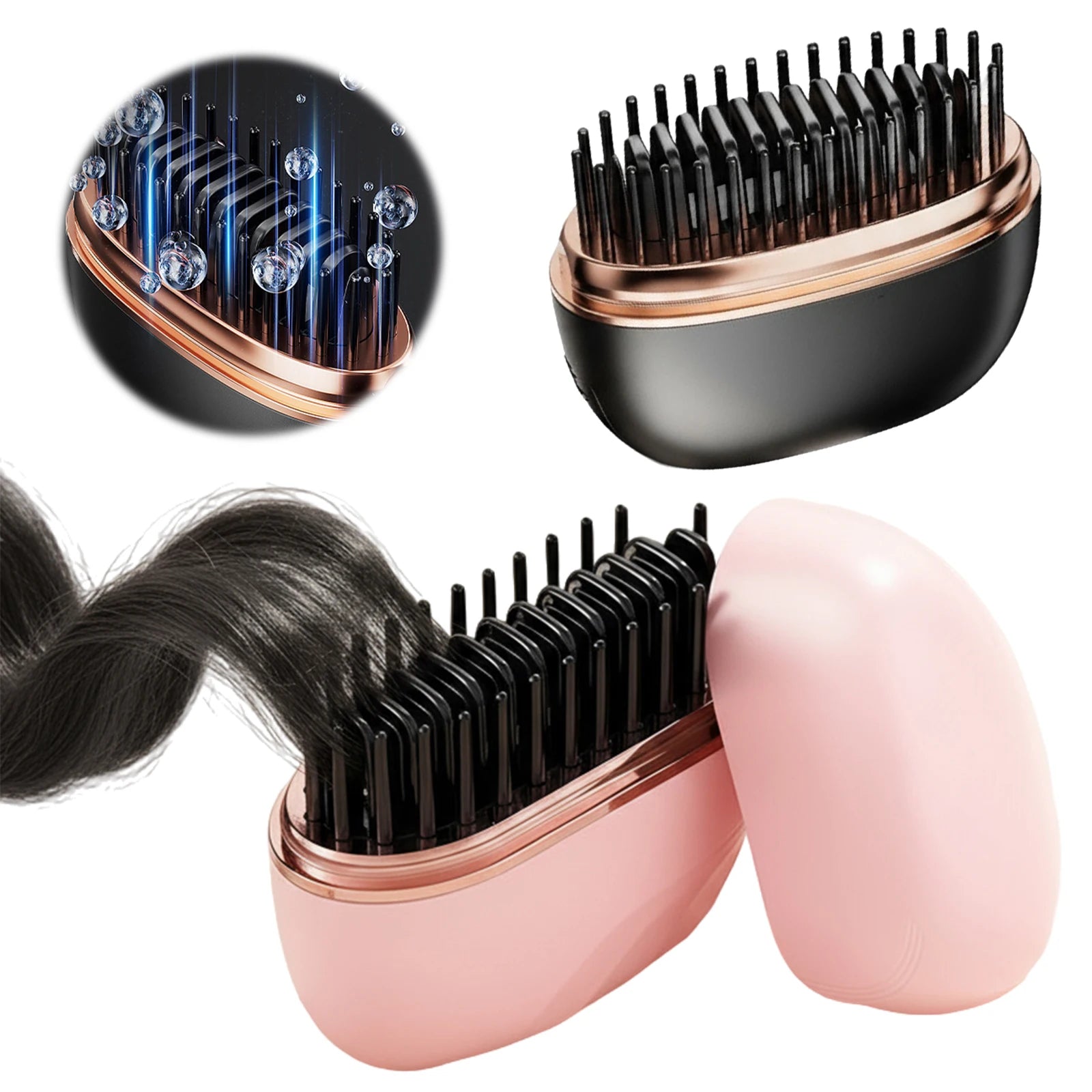 Cordless Mini Hair Straightening Brush