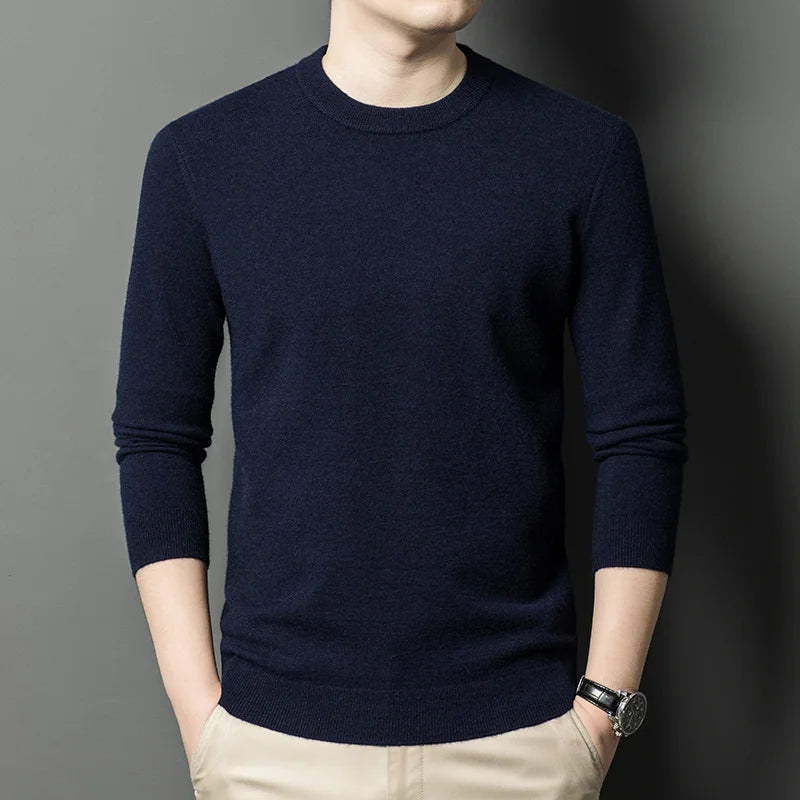 Men's Diamond Pattern Knit Sweater