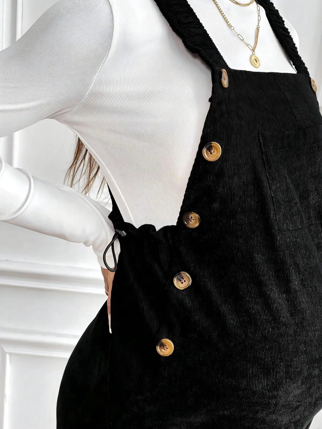 Maternity Corduroy Overalls