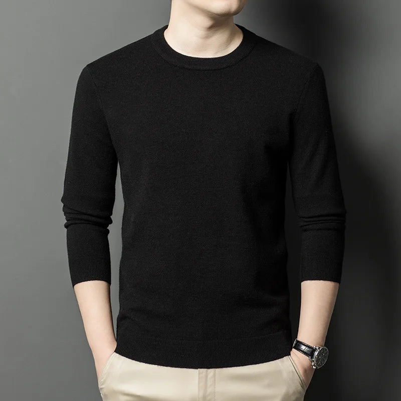 Men's Diamond Pattern Knit Sweater