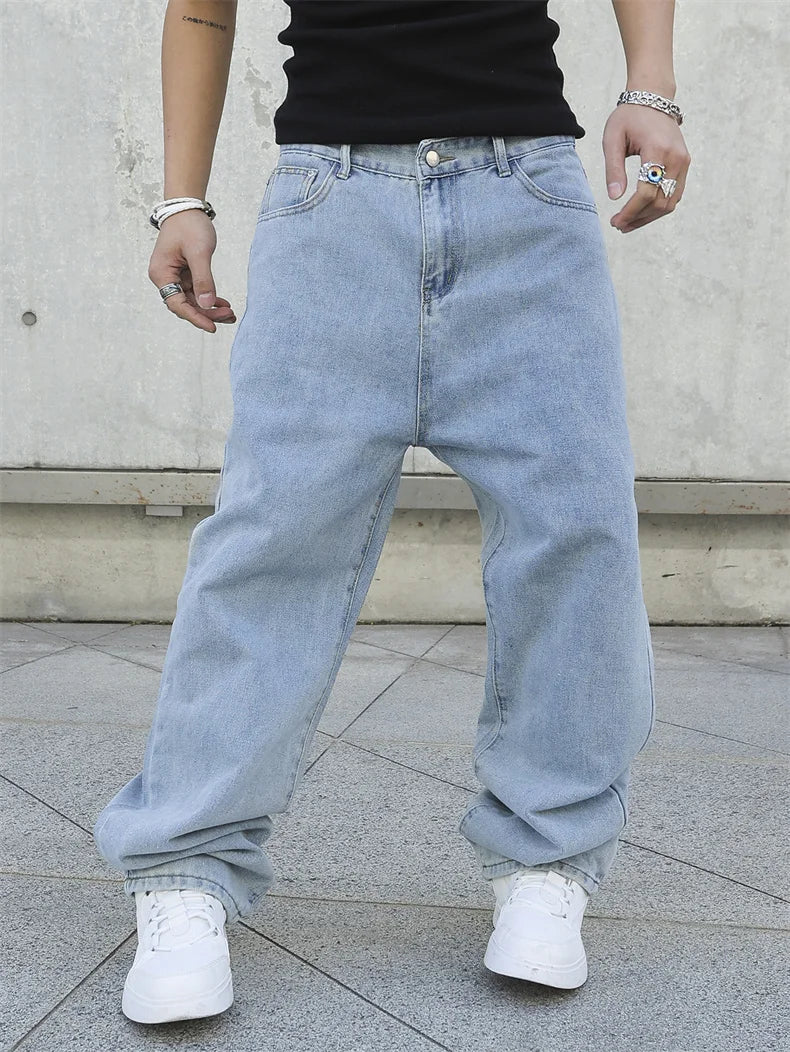 Men's Baggy Wide Leg Jeans