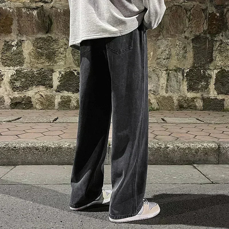 Men's Loose Straight Leg Jeans