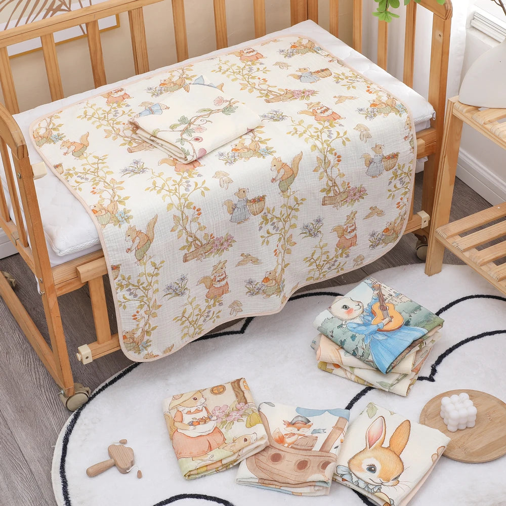 Soft Cotton Baby Bath Towel & Blanket