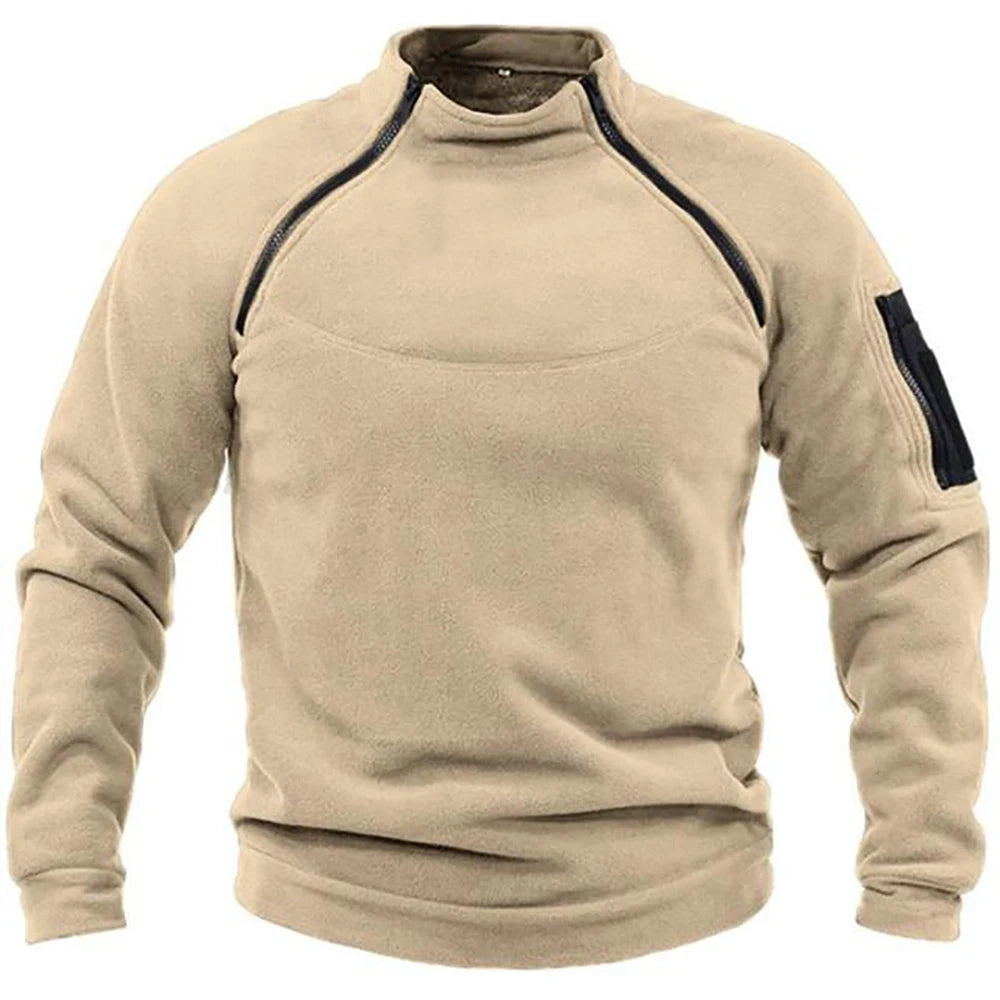 Men's Tactical Fleece Pullover Hoodie