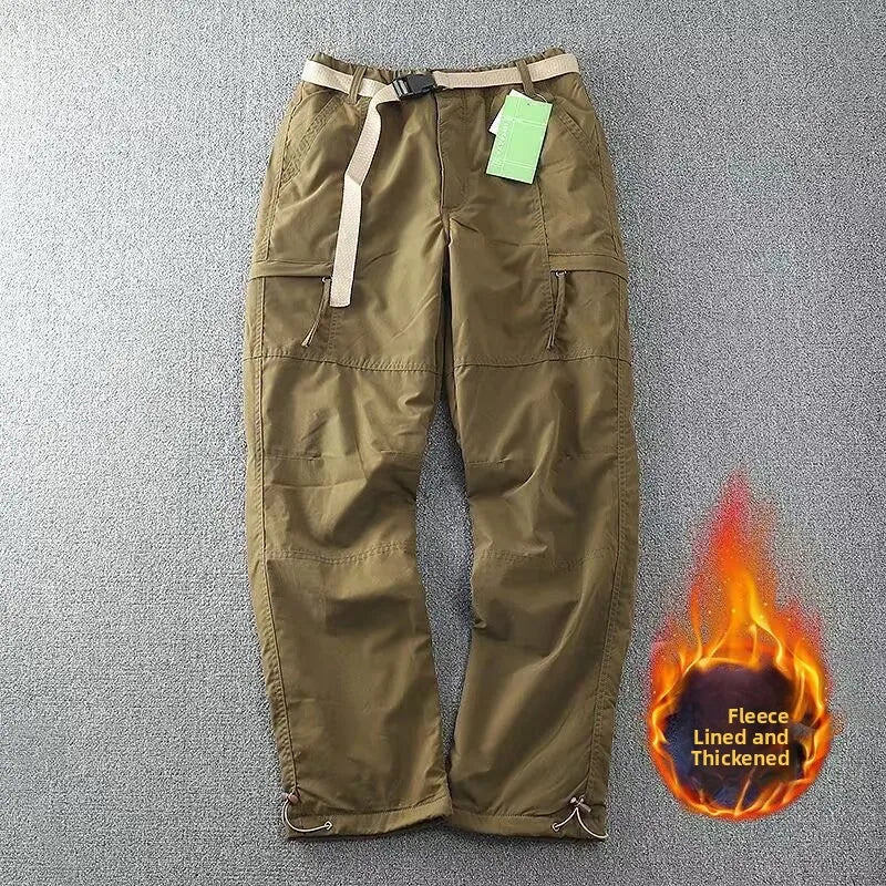 Men's Fleece-Lined Waterproof Work Pants