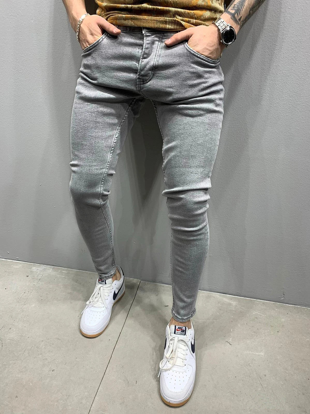 Men's Ripped Skinny Jeans