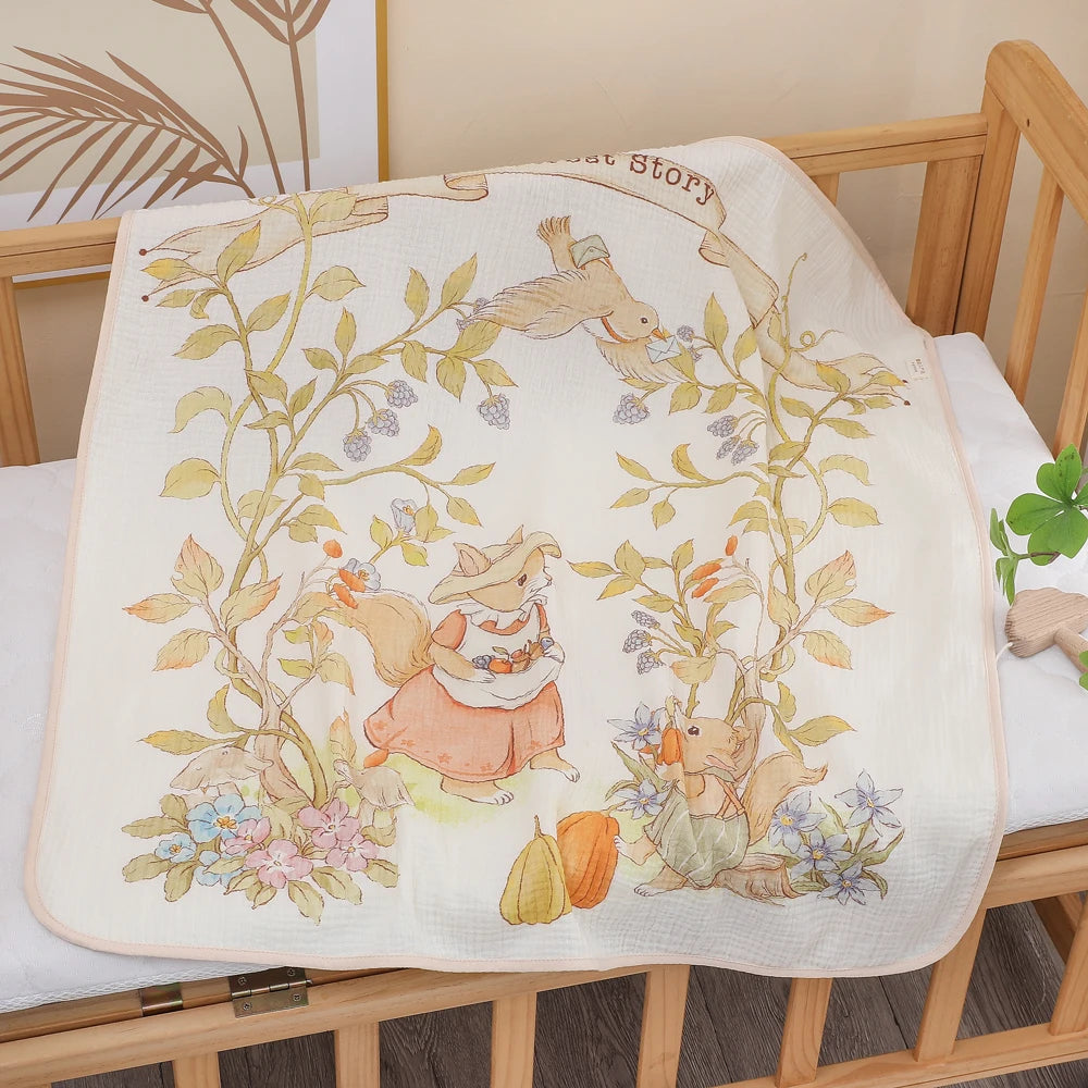 Soft Cotton Baby Bath Towel & Blanket
