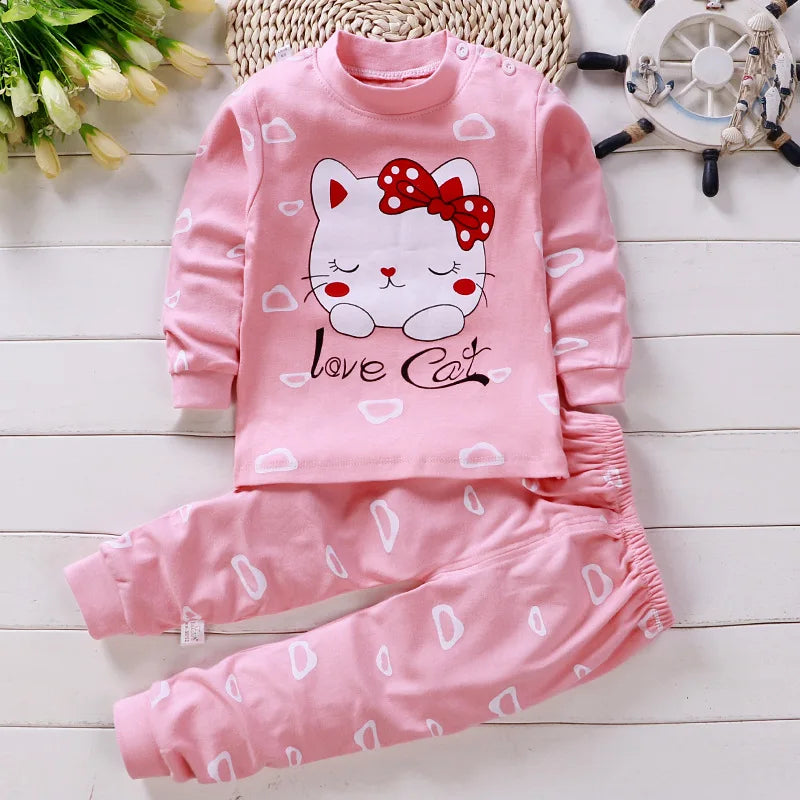 Baby Girl Cotton Pajama Set